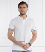 Поло FLAG CUFF Tommy Hilfiger - белый(MW0MW34780)