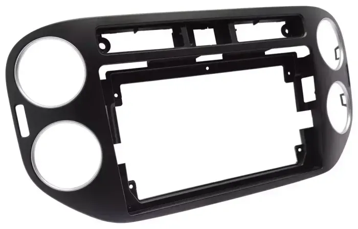 Магнитола для Volkswagen Tiguan 1 2011-2016 (аварийка прямоугольная, рамка чёрная 9) - FarCar BX877 монитор 13" 2K QLED на Android 13, Быстрая, CarPlay, 4G SIM-слот