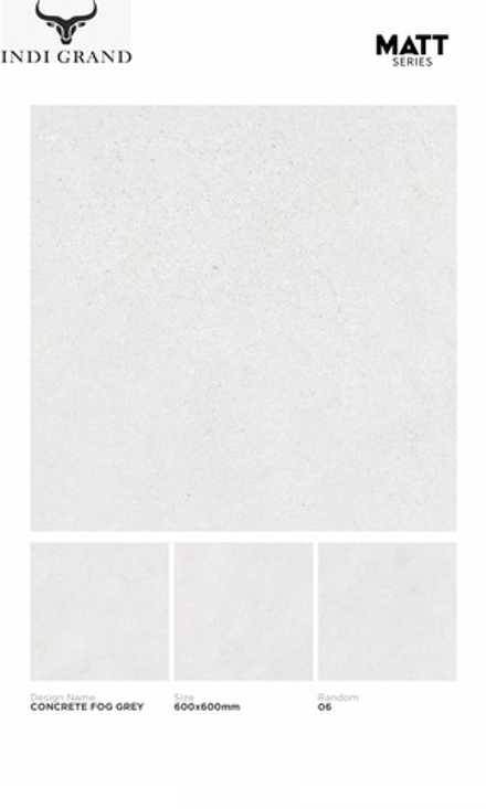 Керамогранит matt 60х60 concrete fog grey