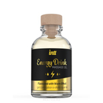 Intt Energy Drink Massage Gel - Съедобный массажный гель для интимных зон, 30 мл