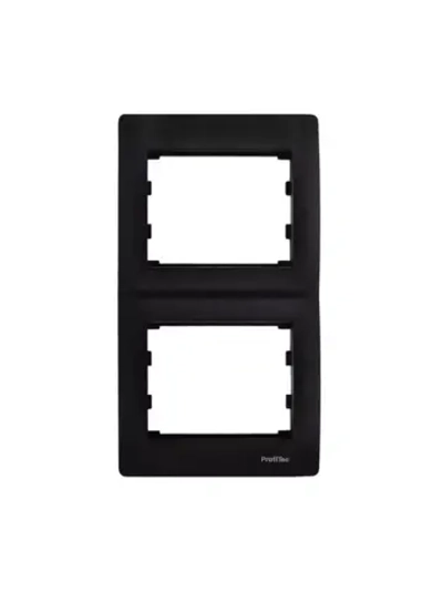 Рамка 2-я вертикальная Profitec Corsa черный графит