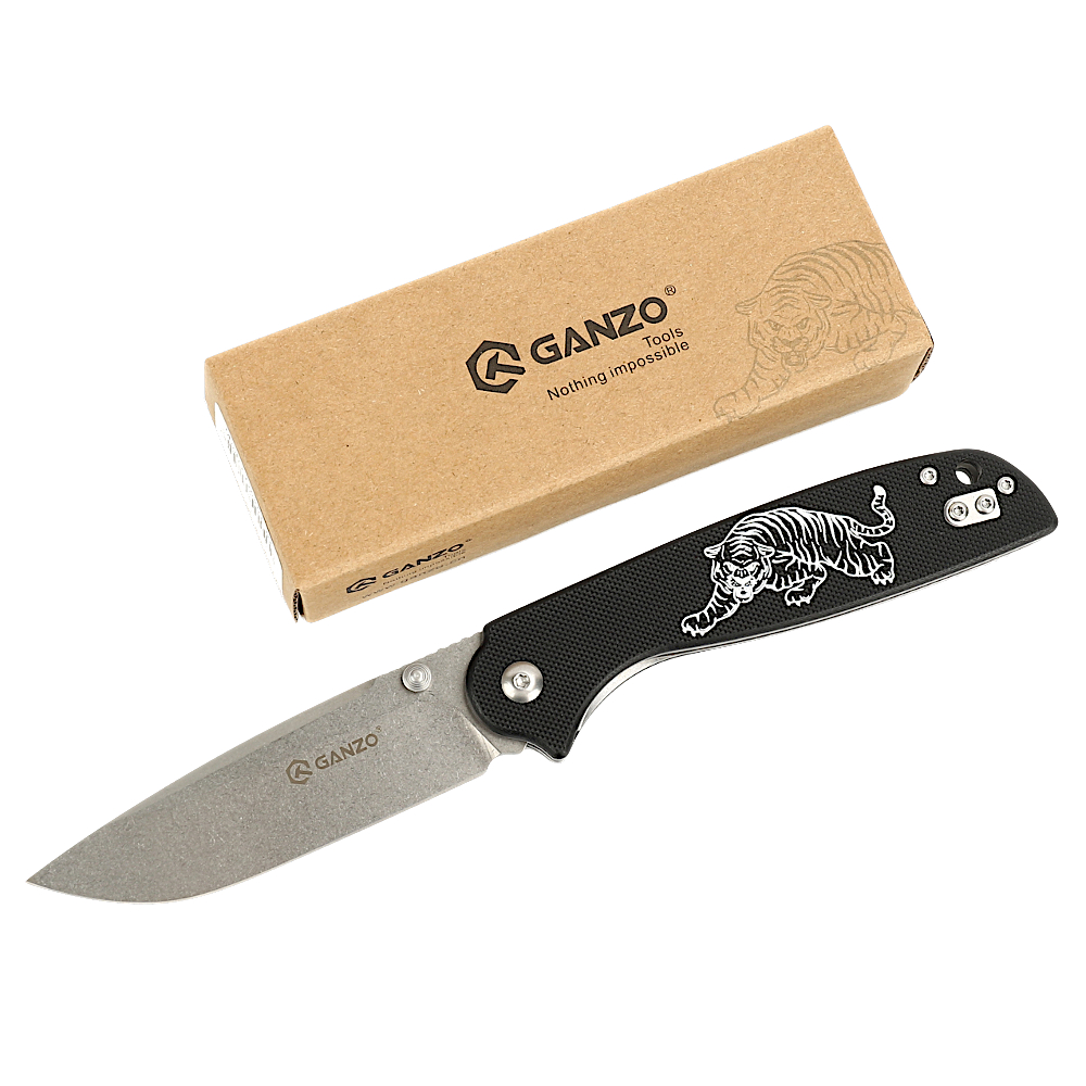 Нож Ganzo G6803-TG 8CR13 (Тигр 2022) лимитированная серия *