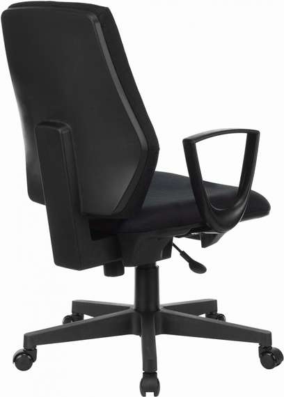 Кресло Бюрократ CH-545 черный 38-418 крестов. пластик