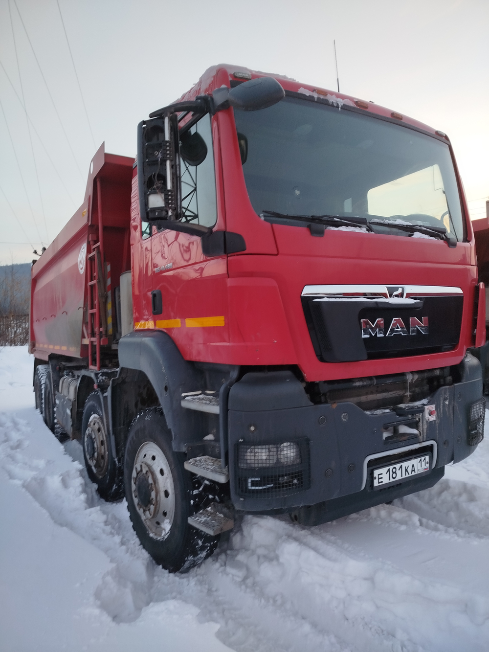 MAN TGS 8x8 Самосвал БЦМ-59 	(Дизельный, 12,4 л, 480 л.с., АТ)