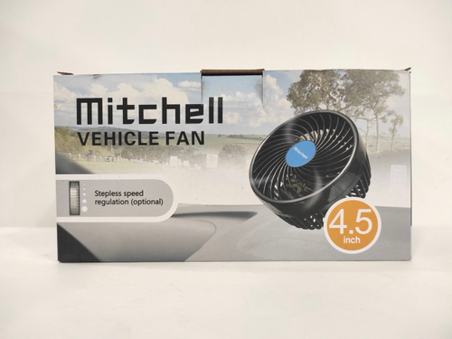 HX-T702 (24 вольт) / Вентилятор салонный на присоске, 12 см, 24V (1 шт.)