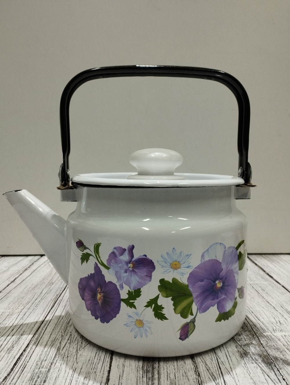 Чайник 2.0л Анютины глазки (6шт) с27104П2