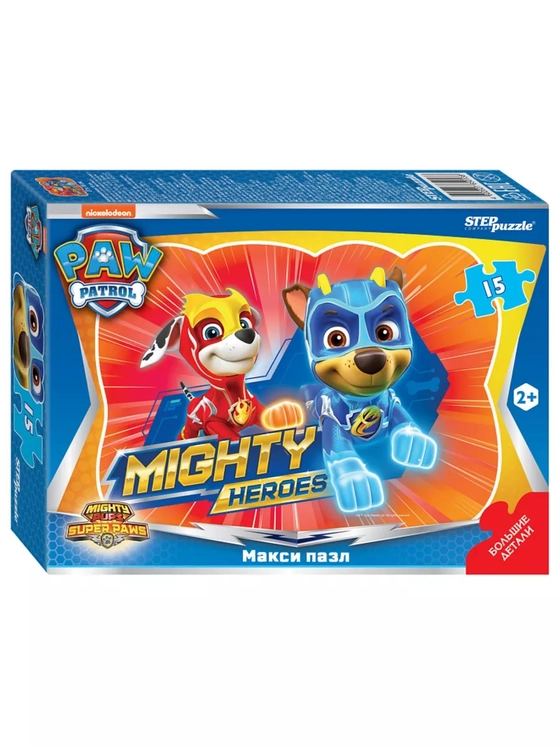 Пазл для детей 2 3 лет Щенячий патруль 15 элементов
