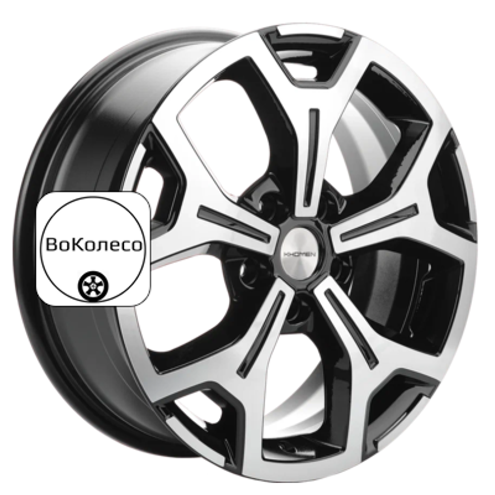 6,5x17/5x114,3 ET37 D66,5 KHW1710 (Jolion) Black-FP Khomen Wheels