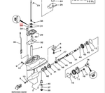 Кольцо резиновое Yamaha 9321006ME600
