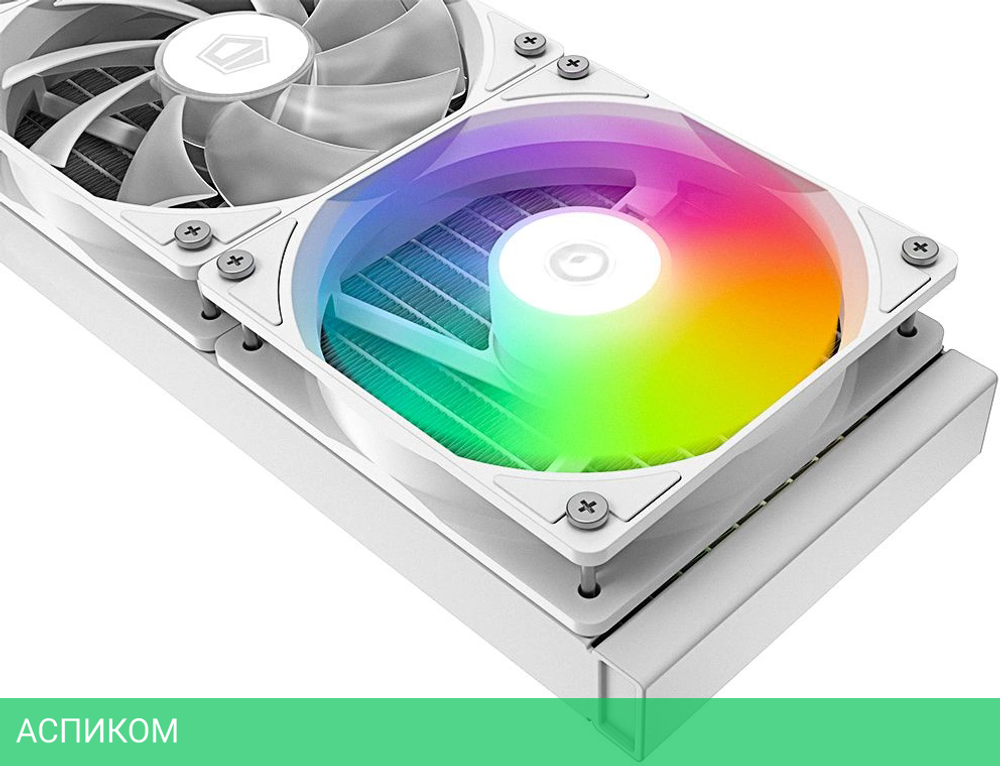 Система жидкостного охлаждения для процессора ID-Cooling SL240 XE White