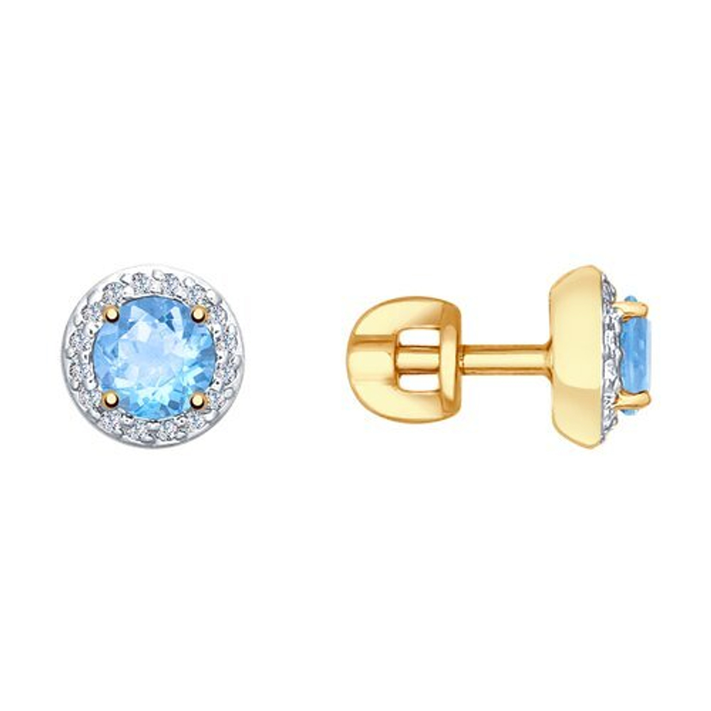 Серьги из золота 585 пробы