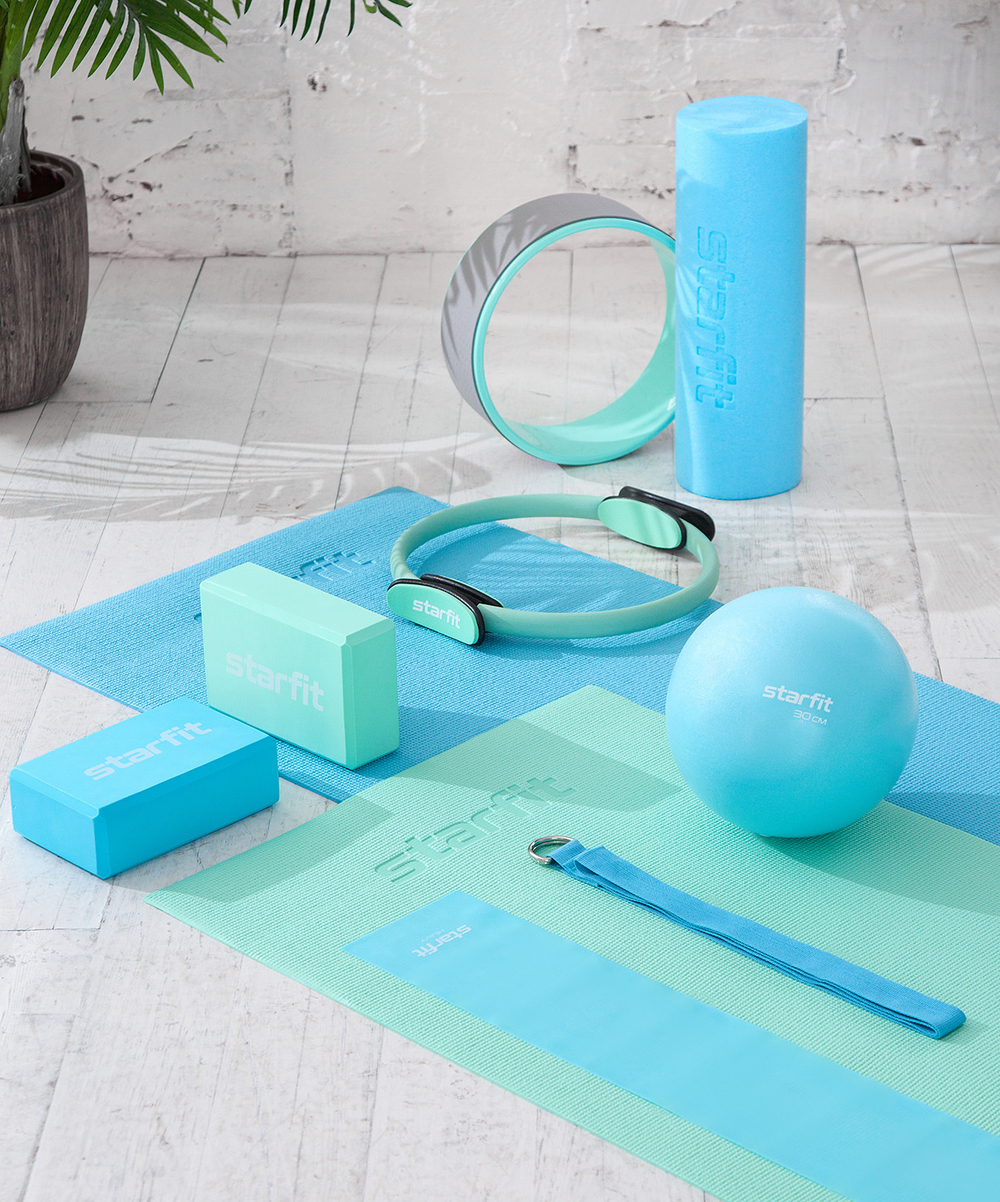 Блок для йоги YB-200 EVA, мятный