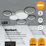 5253/99CL LN Люстра LED 100Вт 3000-6000К 220В IP20 LEDIO