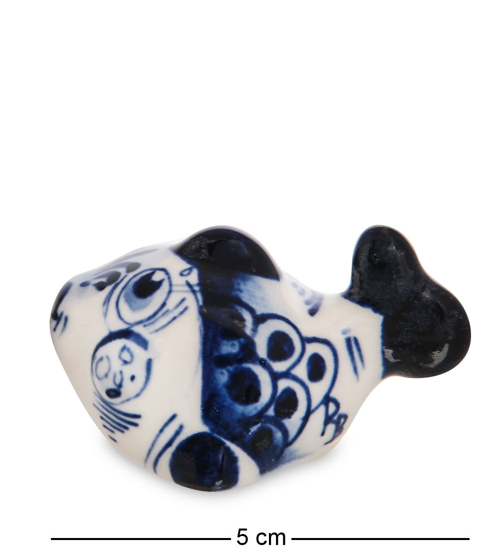 ГЛ- 794 Фигурка «Рыбка» (Гжельский фарфор)