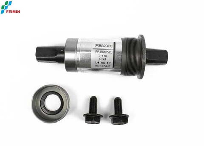 Каретка-картридж FEIMIN FP-B902, алюминиевый корпус, промподшипники, SQR, 68 мм, 1,37"х24, 116 мм (FP-B902W-2L)