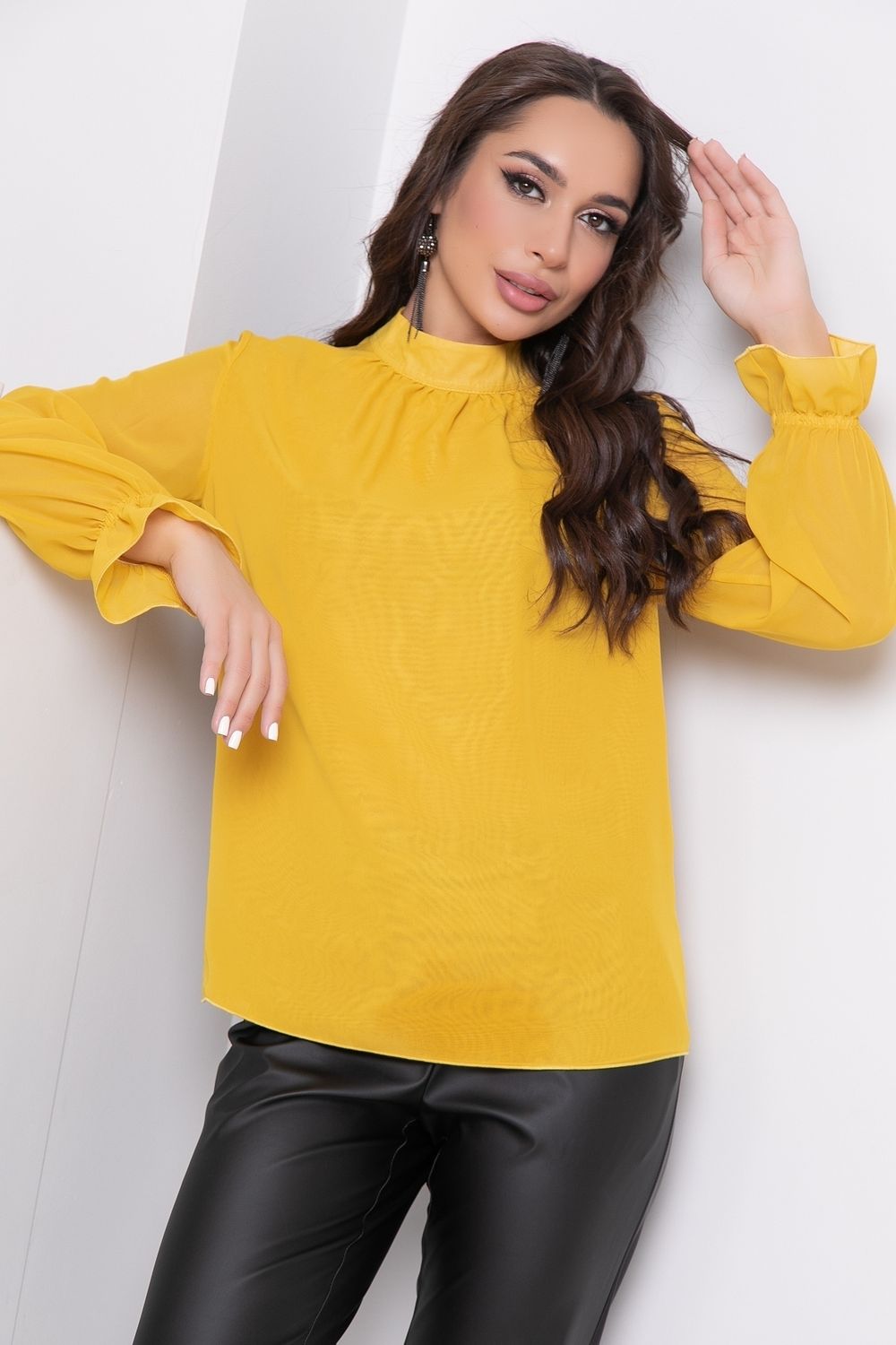 Блуза Супер (горчица) Diolche