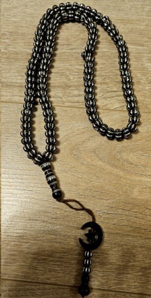 Амулет подвеска мусульманский бусины полосатые (P.R.C.)