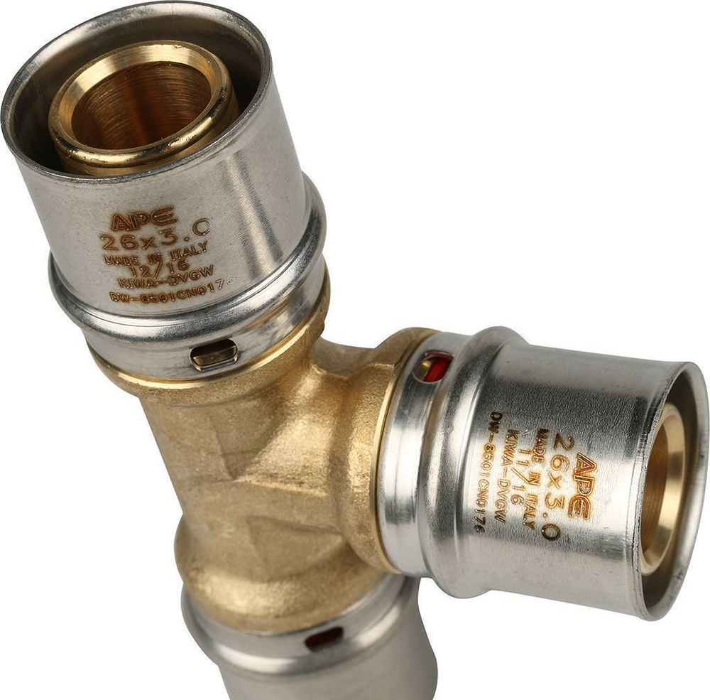 Тройник равнопроходный 26х26х26