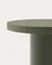 Aiguablava Круглый стол из зеленого цемента Ø90 см