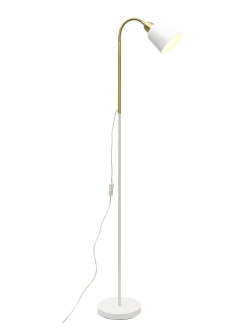 Торшер напольный с гибкой стойкой и абажуром