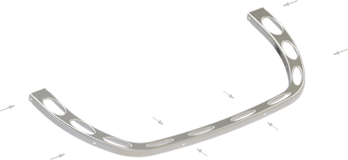 SAWO Передняя часть верхнего ободка для печей SCA/SAV, НР02-002