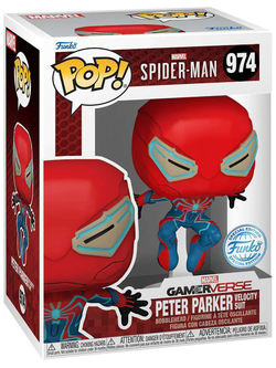 Фигурка Funko POP! Bobble Marvel Games Spider-Man 1 Peter Parker Velocity Suit (Exc) (974) 76676