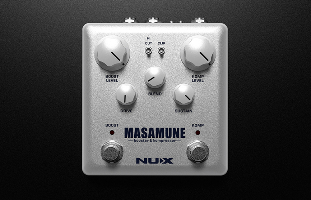 Моделирующая и специальная педаль эффектов Nux NBK-5 Masamune Booster & Kompressor