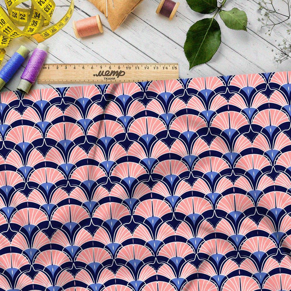 Ткань премиум атлас элегантные орнаменты