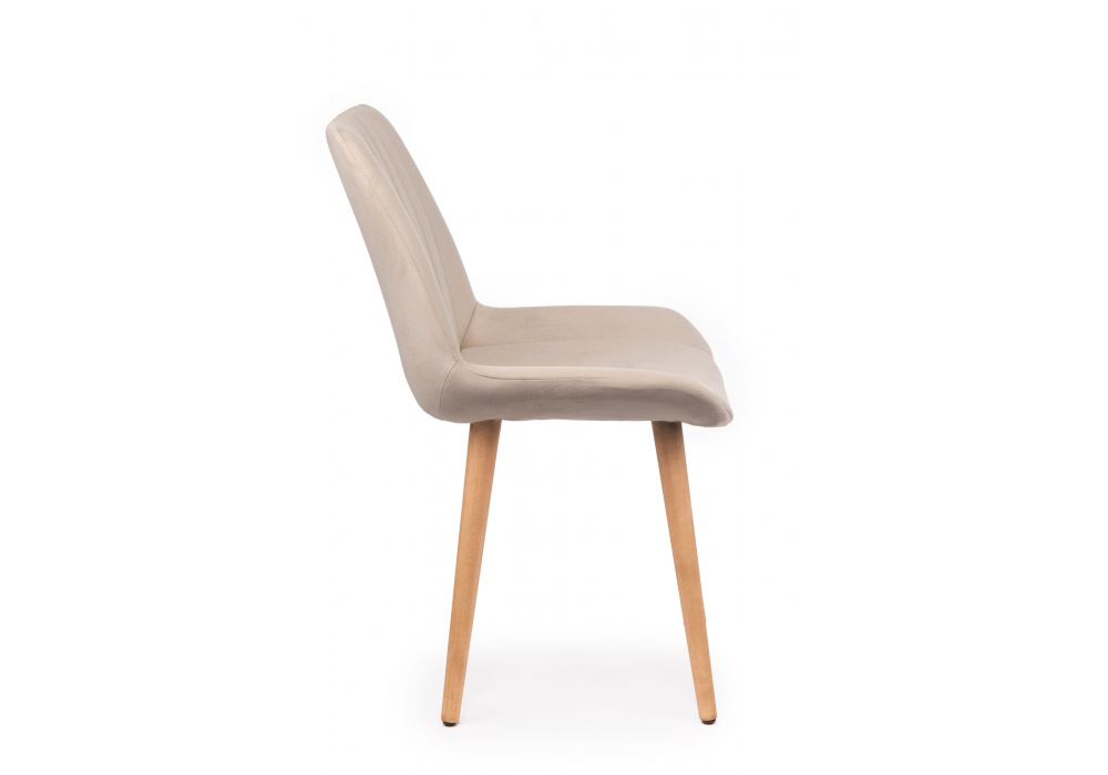 Стул деревянный Woodville Седа бежевый (zd 210), светлое дерево np, ножки натуральные