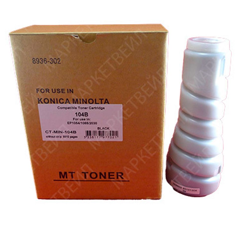 Тонер-картридж ELP, аналог Konica Minolta EP1054/1085/2030 type 104B (туба 270г)