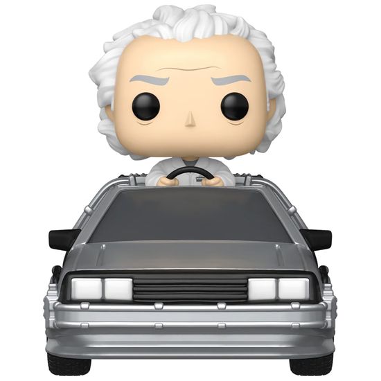 Фигурка Funko POP! Rides BTTF 40th Doc with Time Machine (133) 86449 / Фигурка Фанко ПОП! по мотивам франшизы "Назад в будущее", Док Браун