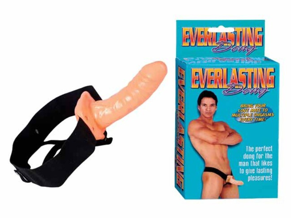 Фаллопротез EVERLASTING полый мужской на ремне (Цвет: телесный)