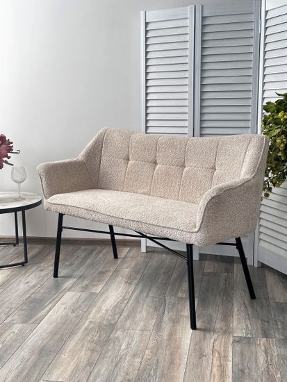 Скамья BERGAMO UF998-04 бежевый, букле