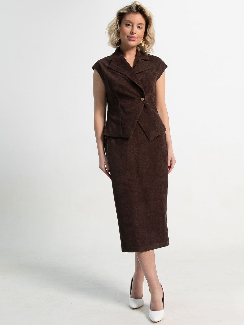 Юбка Ялта (шоколадная) Ю15361-10М LT Collection