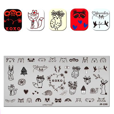 Пластина для стемпинга JR198