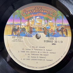 Винтажная виниловая пластинка LP Donna Summer Bad Girls (Япония 1979) (Оби) Hot Stuff