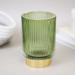 Подсвечник «Английский стиль» 8,5*12,5 см, Изумруд