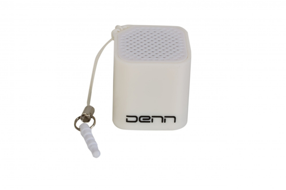DENN DBS112 с микрофоном и встроенным аккумулятором. Мощность 2W. Белая Беспроводная аудио колонка
