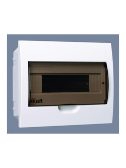 Корпус встраиваемый ЩРВ-П-12 22х28х9 12мод. IP41 пластик. DEKraft 31004DEK