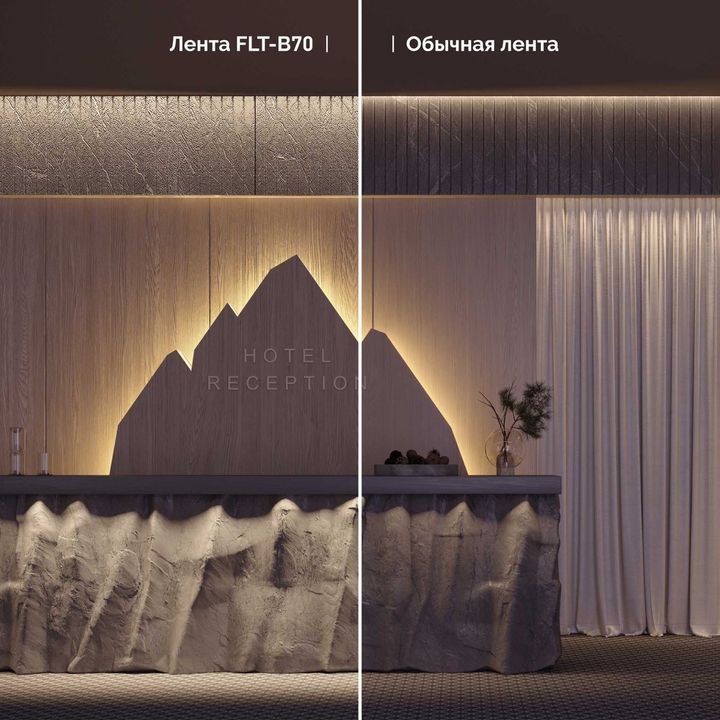 Светодиодная лента Arlight 5W/m 70Led/m 5060SMD теплый белый 5M FLT-B70-8mm 24V Warm3000 043811