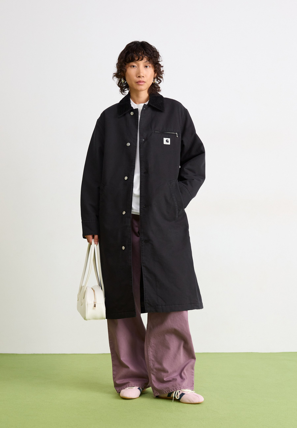 Carhartt WIP Классическое пальто - Чёрный