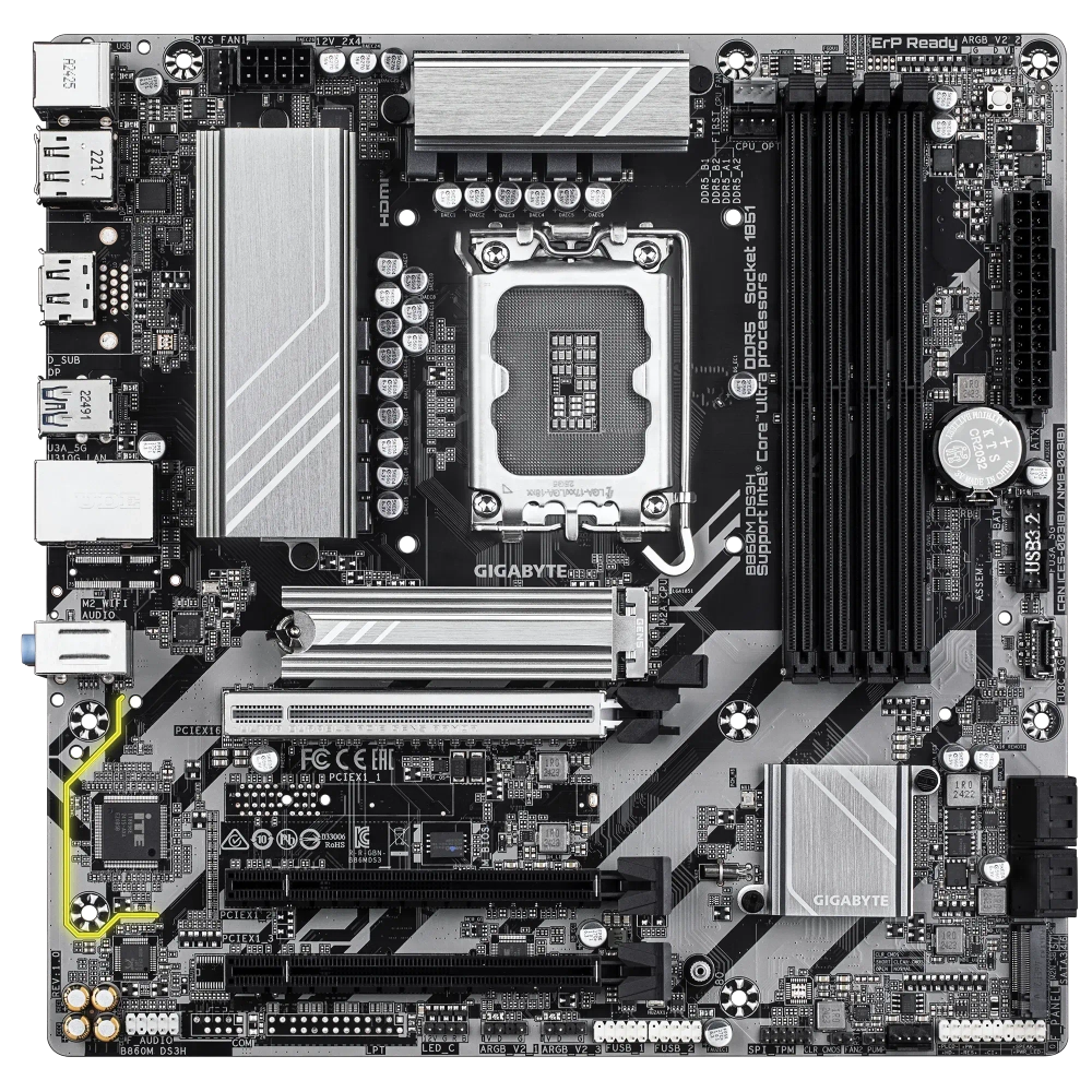 Материнская плата Gigabyte B860M DS3H (B860M DS3H)