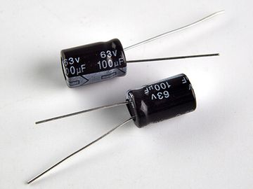 Конденсатор электролитический 100мкФ 63в 105°С CD110 / 8х12 / FARATON