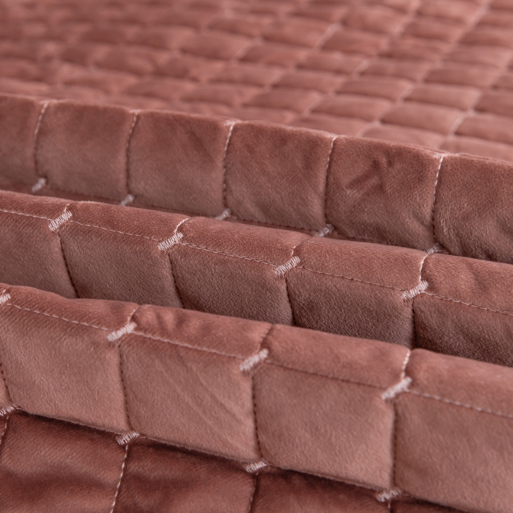 Велюровое покрывало ромб OVF019