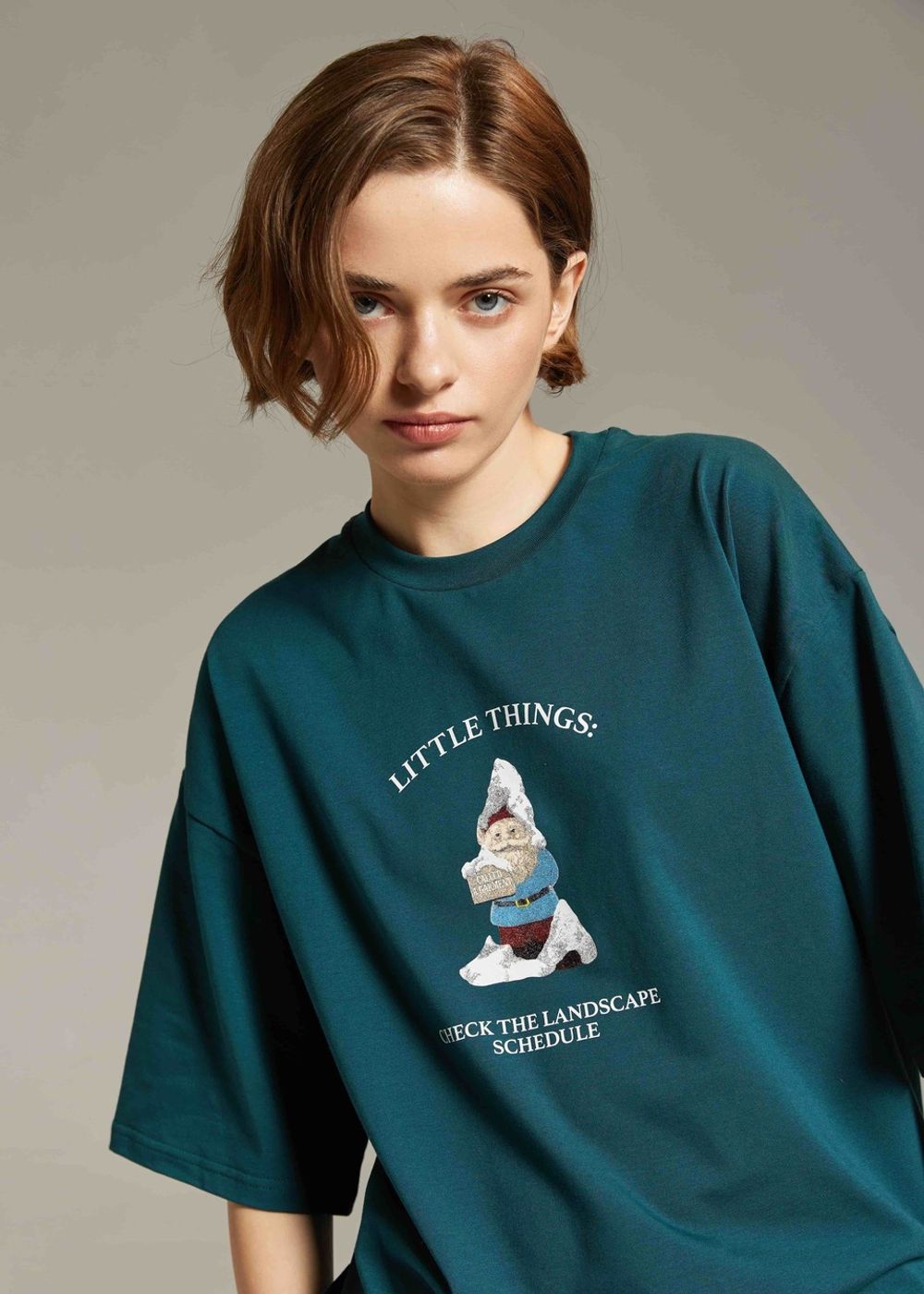 Футболка Called a Garment Landscape Изумрудная