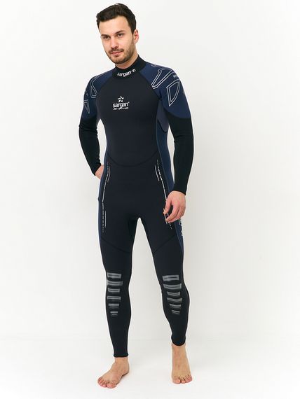 Гидрокостюм Sargan Nero 2.0 Long men 2 мм черный/темно-синий