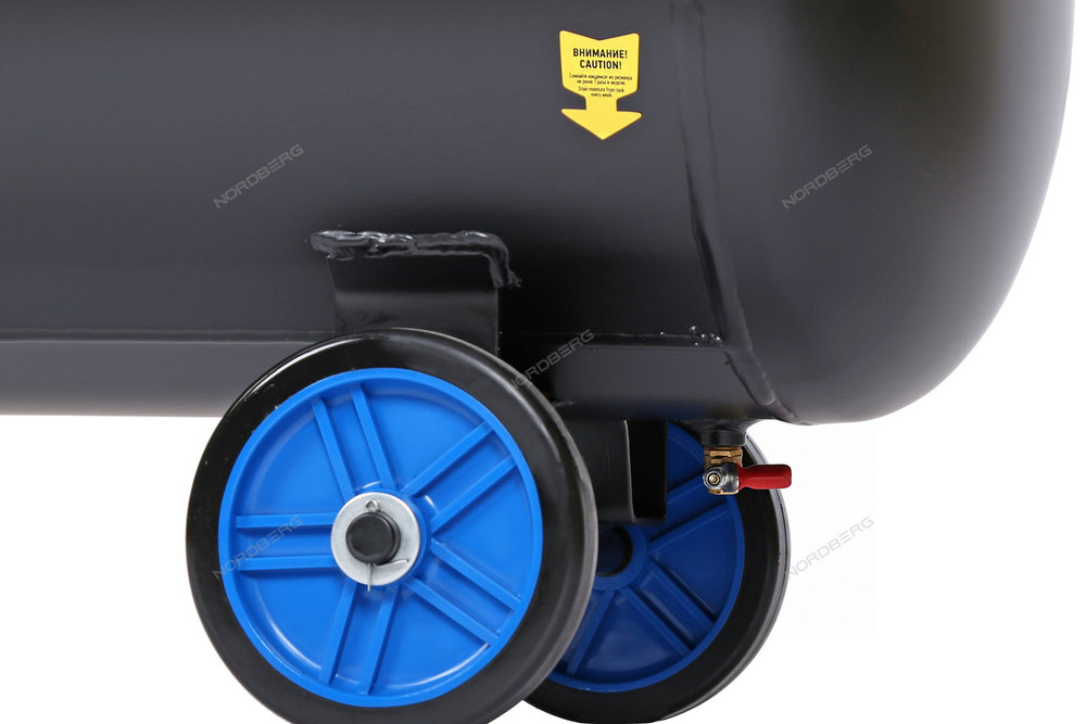 Компрессор безмасляный 220 В, ресивер 135 л, 500 л/мин NORDBERG NCEO135/500