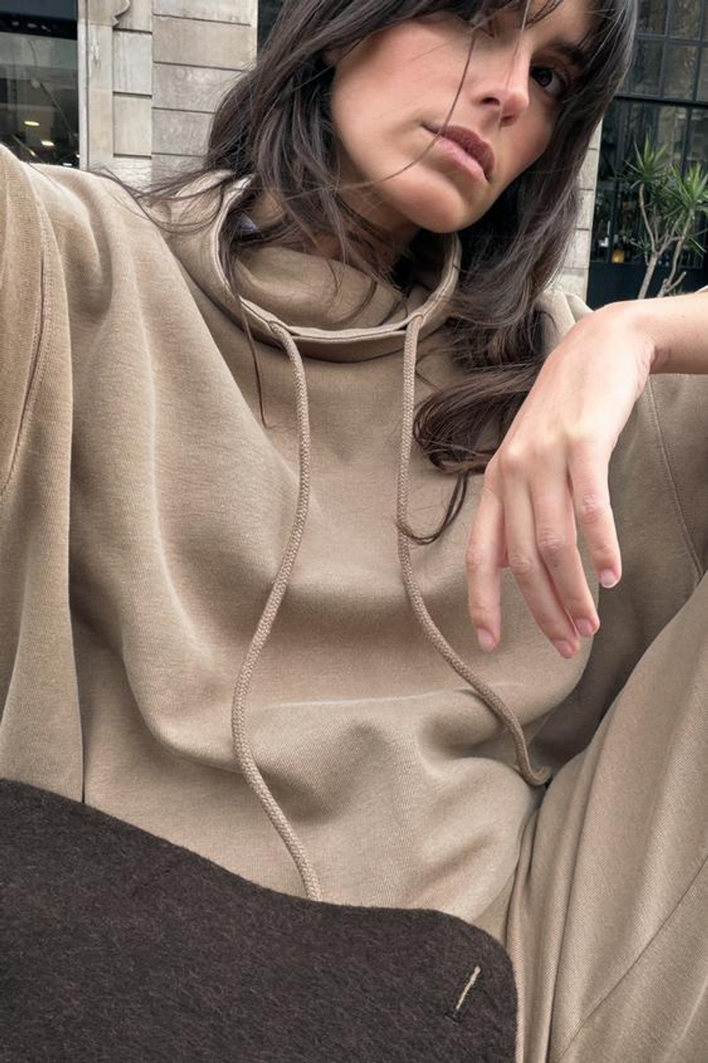 Свитшот из интерлока с эффектом «потертости» - ZARA