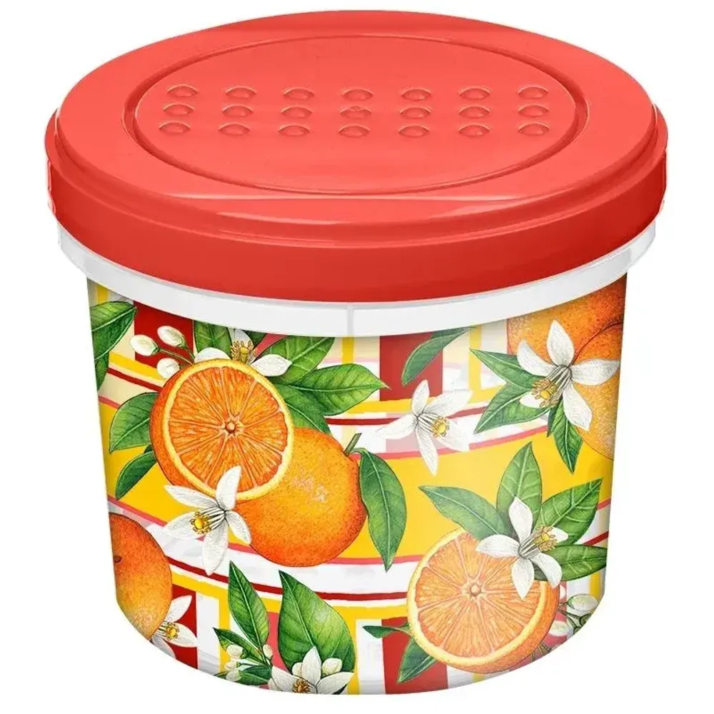 Банка с завинчивающейся крышкой Asti 0,7л с декором Сицилия, Красный Банка с завинчивающейся крышкой Asti 0,7л с декором Сицилия, Красный