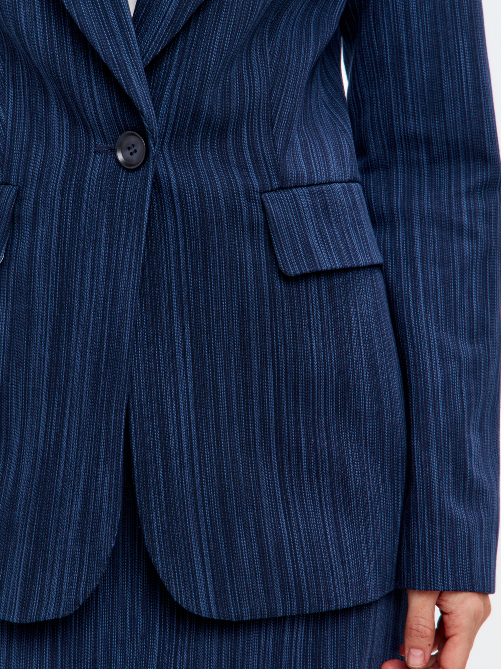 Жакет Скарлет из фактурного денима